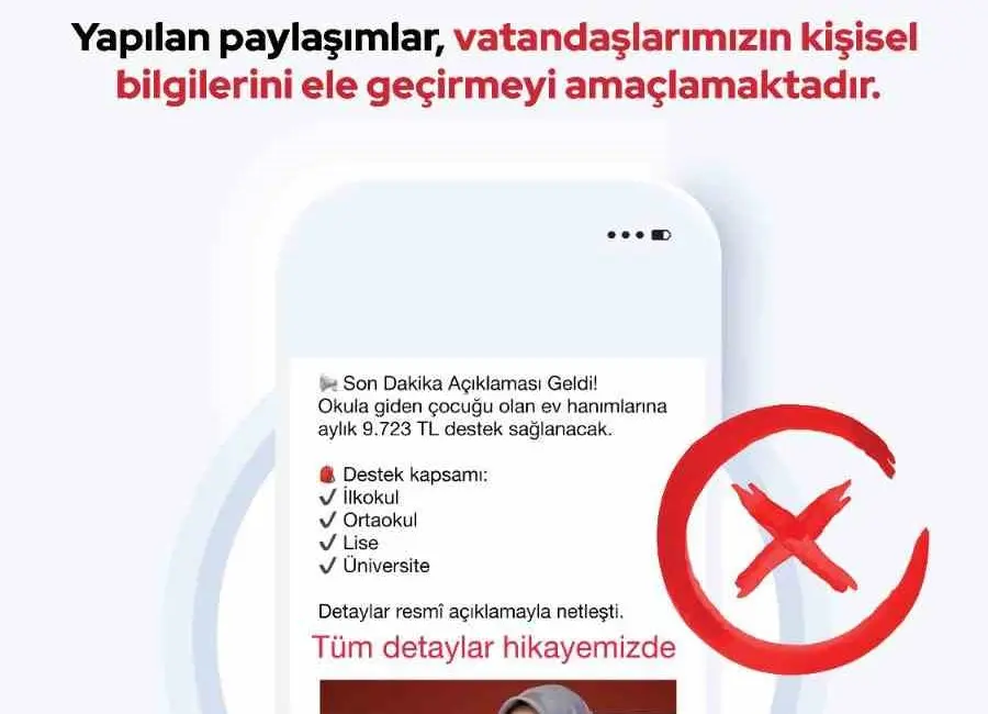 Aile ve Sosyal Hizmetler Bakanlığı, “Bazı sosyal medya hesaplarında yer