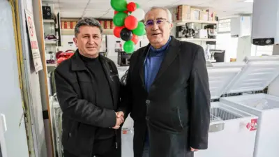 Çameli Belediye Başkanı Cengiz Arslan, Çameli’de faaliyet gösteren esnafları ziyaret