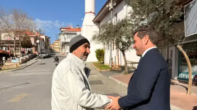 Tavas Belediye Başkanı Kadir Tatık, ilçede faaliyet gösteren esnafları ziyaret