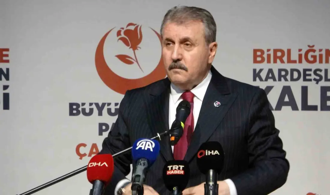Büyük Birlik Partisi (BBP) Genel Başkanı Mustafa Destici, “Terörle, teröristle
