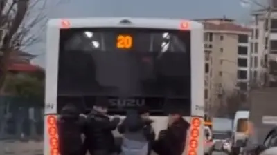 Bursa’nın Yıldırım ilçesine bağlı Millet Mahallesi Cengizhan Caddesi üzerinde seyir