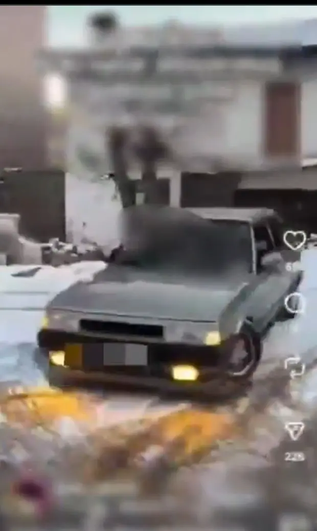 Bursa’da jandarma ekiplerince yürütülen sanal devriye faaliyetlerinde drift yaptığı tespit