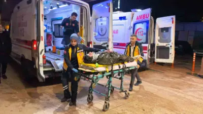 Bursa’nın İnegöl ilçesinde meydana gelen kazada motosikletin çarptığı yaya ve