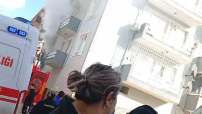 Bursa’nın Karacabey ilçesinde 4 katlı bir apartmanın birinci katında yalnız