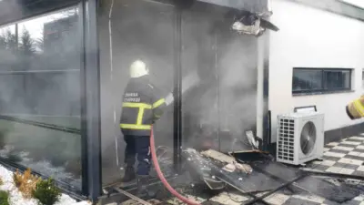 Bursa’nın İnegöl ilçesinde kırsal mahallede bulunan 2 katlı yazlık evde