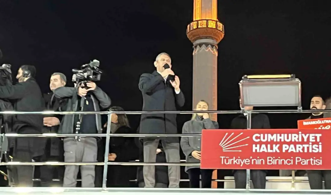 Cumhuriyet Halk Partisi (CHP) Genel Başkanı Özgür Özel, partisi tarafından