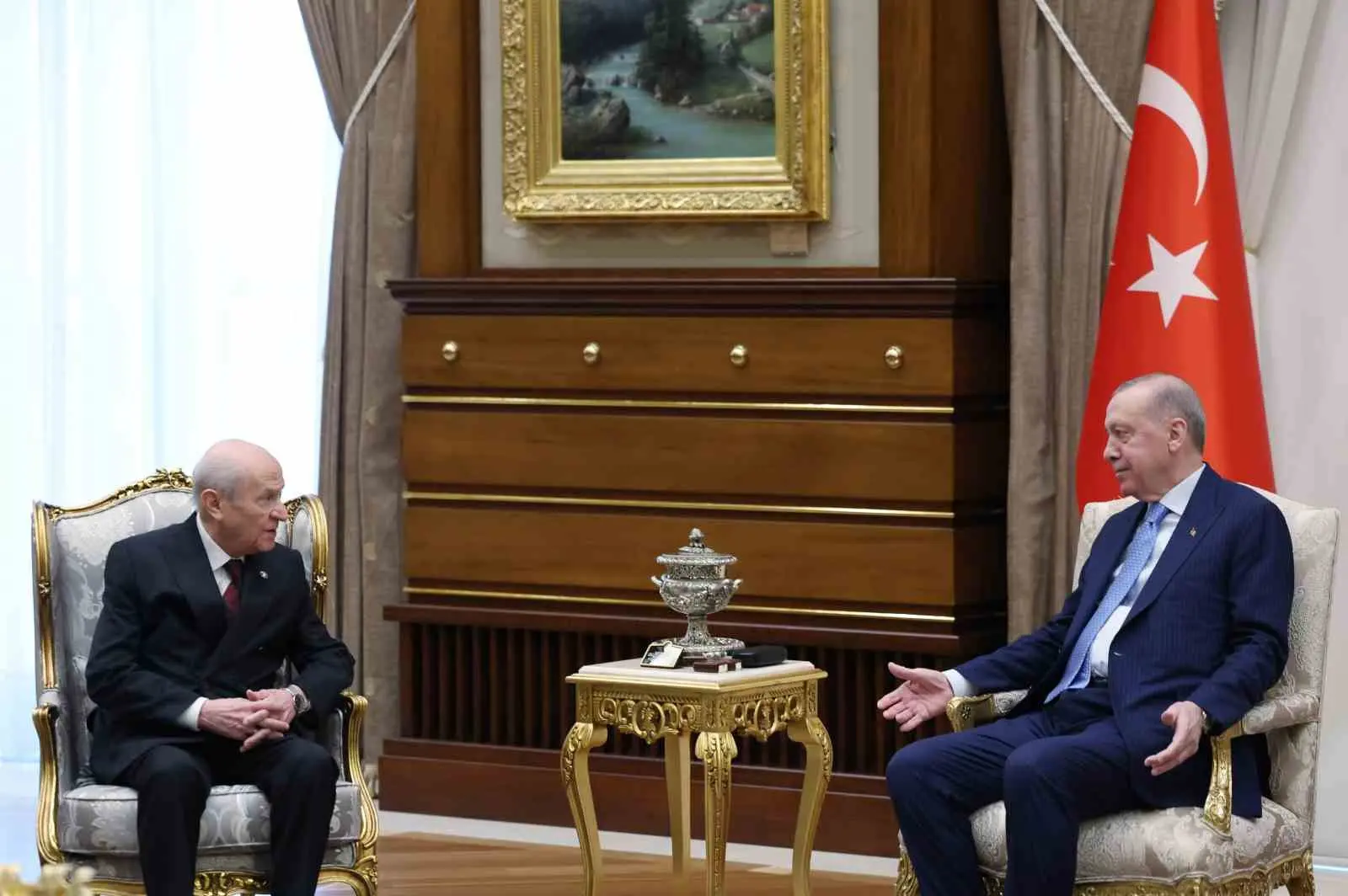 Cumhurbaşkanı Recep Tayyip Erdoğan, Milliyetçi Hareket Partisi (MHP) Genel Başkanı