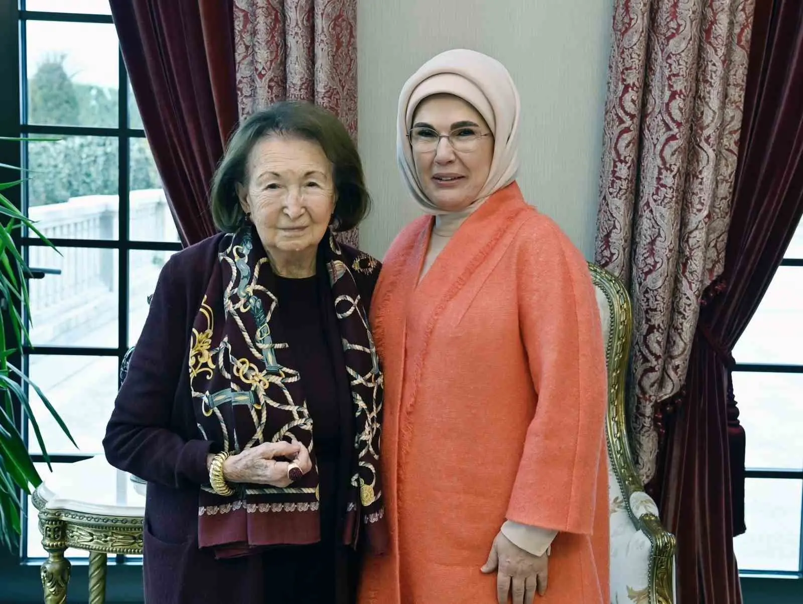 Cumhurbaşkanı Recep Tayyip Erdoğan, iş adamı Rahmi Koç ve Vehbi