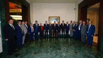 Cumhurbaşkanı Yardımcısı Cevdet Yılmaz, Avrupa’dan gelen Ezidi toplumu temsilcilerini Cumhurbaşkanlığı