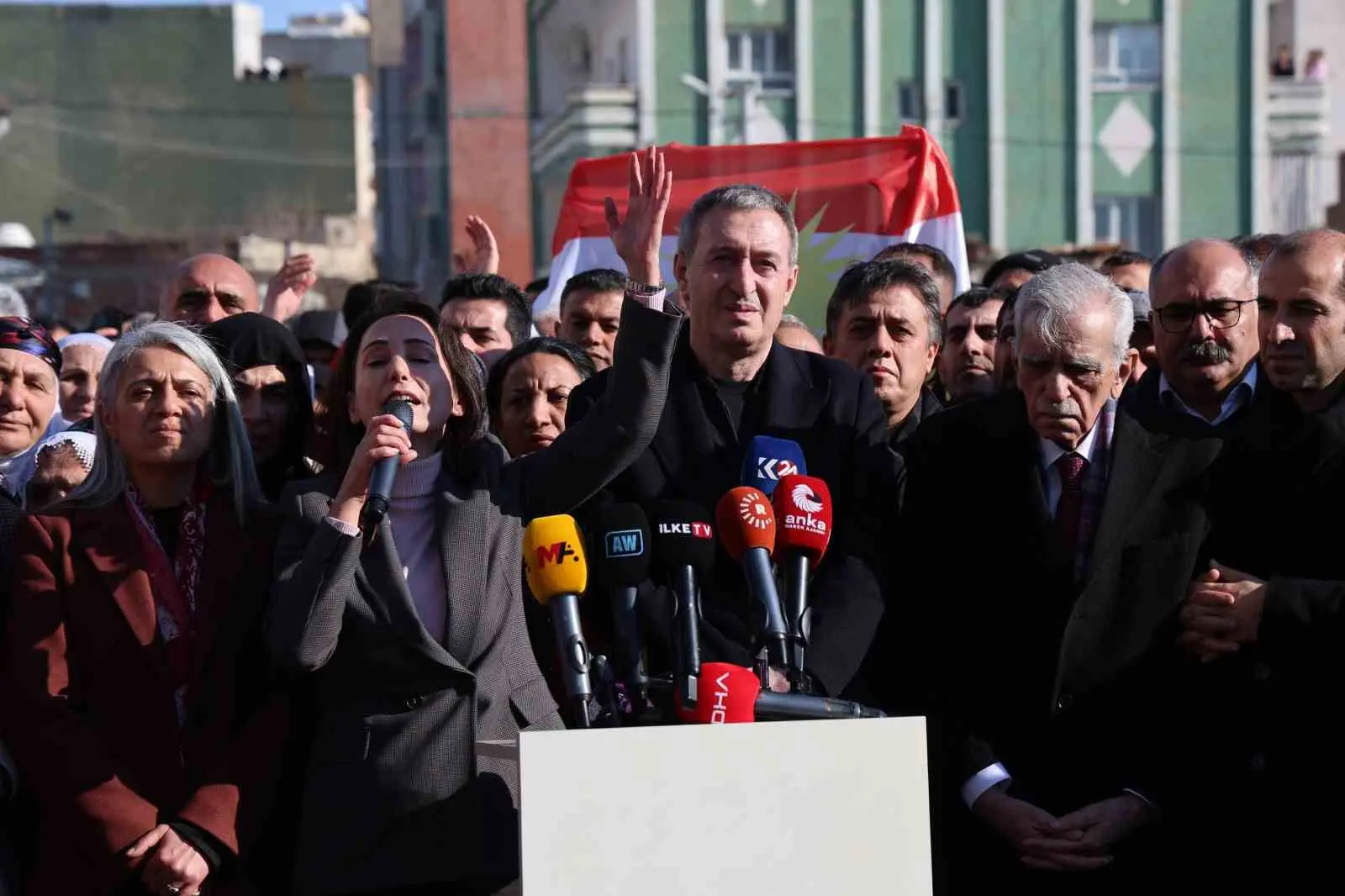 DEM Parti, grup toplantısını Mardin’in Nusaybin ilçesinde yaptı. DEM Parti