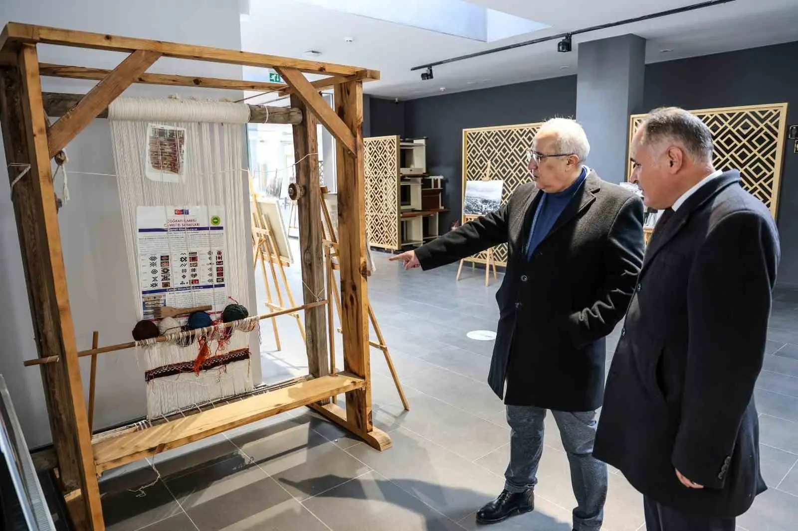 Denizli İl Kültür ve Turizm Müdürü Adem Özel ve beraberindeki