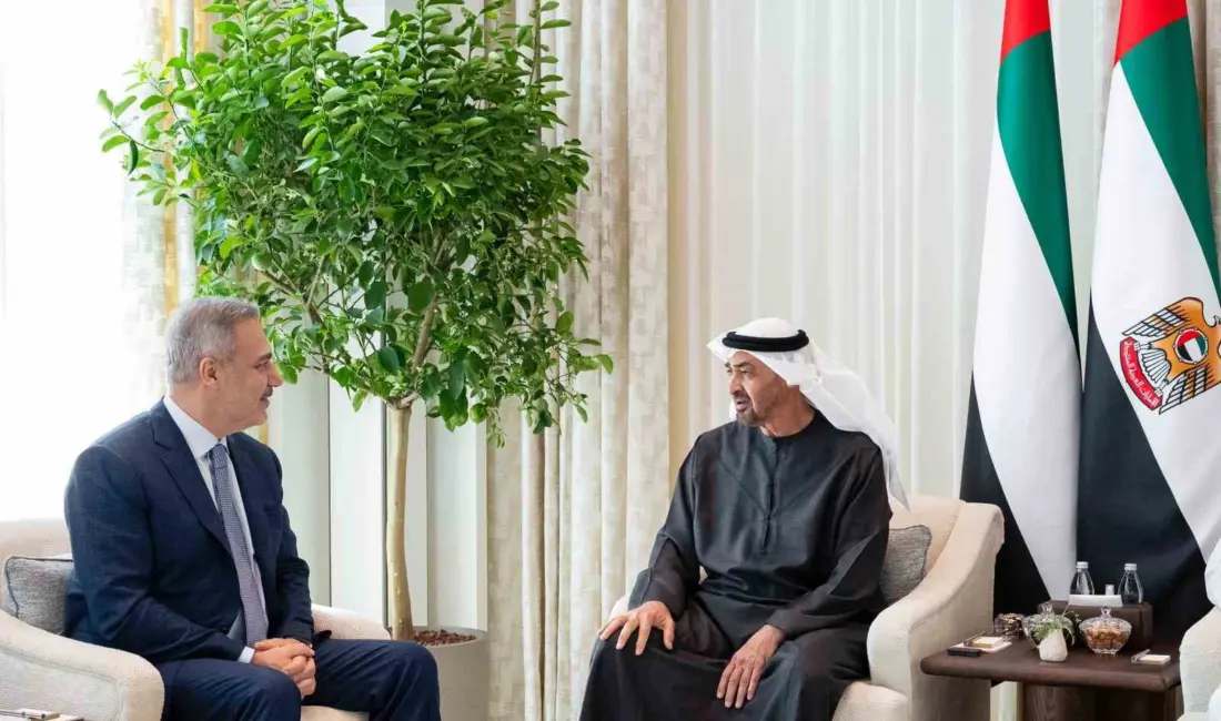 Dışişleri Bakanı Hakan Fidan, resmi ziyaret kapsamında geldiği Birleşik Arap