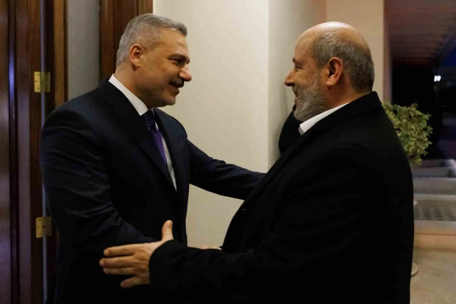 Dışişleri Bakanı Hakan Fidan, Hamas Siyasi Büro Üyesi Halil Hayye