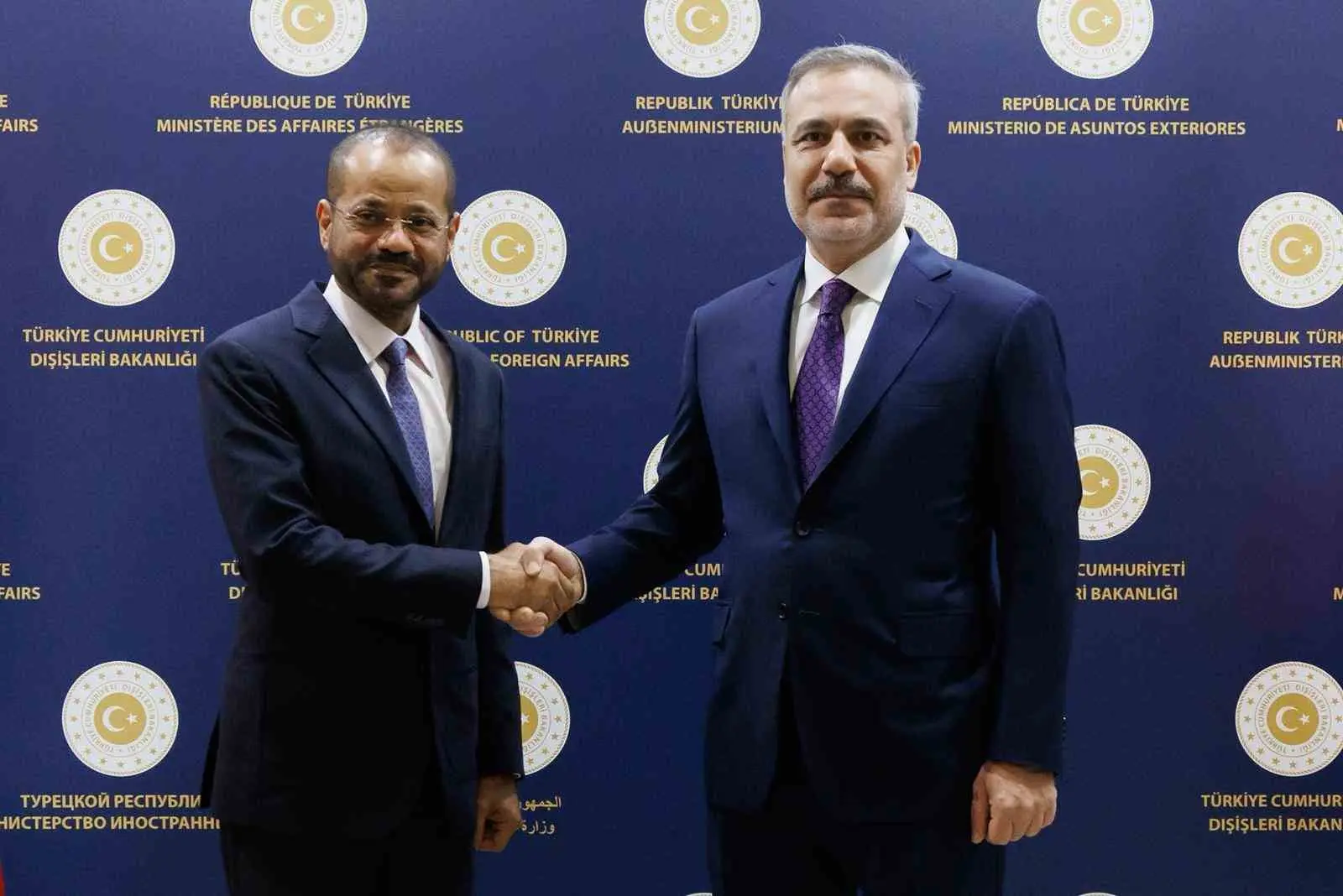 Dışişleri Bakanı Hakan Fidan, Umman Sultanlığı Dışişleri Bakanı Sayyid Badr