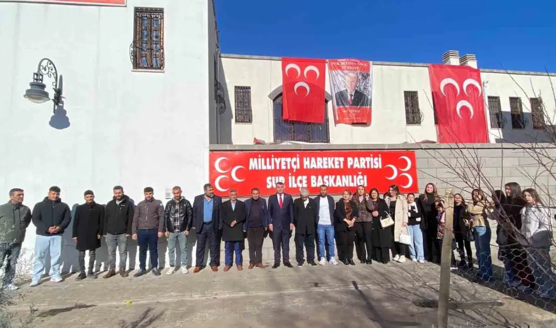 Diyarbakır’da Milliyetçi Hareket Partisi Sur İlçe Başkanlığı, “Terörsüz Türkiye”ye tam