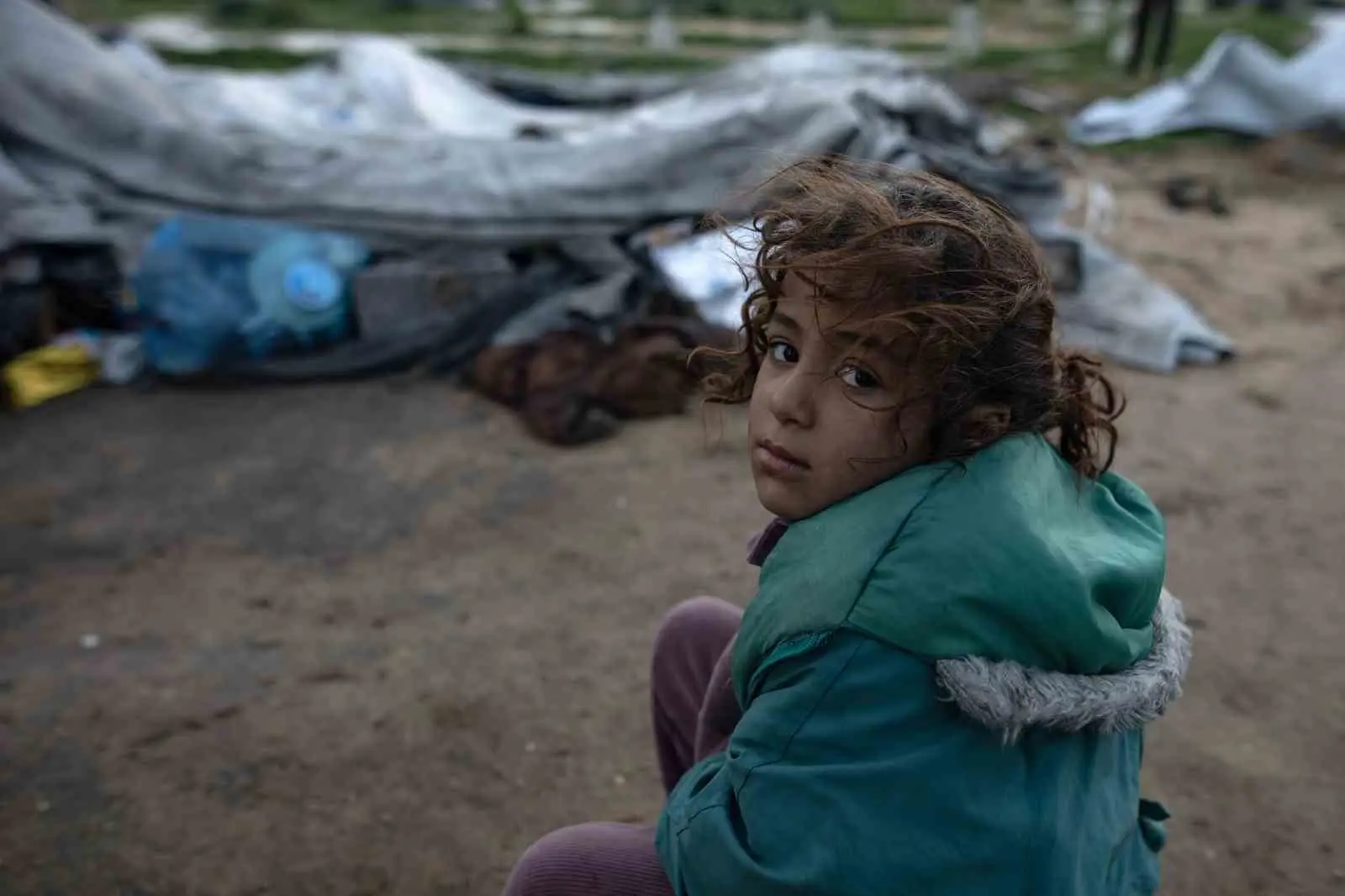 Gazze Şeridi’nde etkili olan aşırı soğuklar nedeniyle son 24 saatte