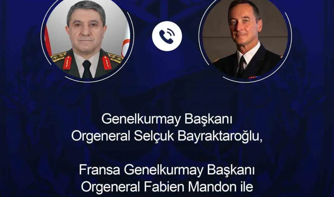 Genelkurmay Başkanı Orgeneral Selçuk Bayraktaroğlu, Fransa Genelkurmay Başkanı Orgeneral Fabien