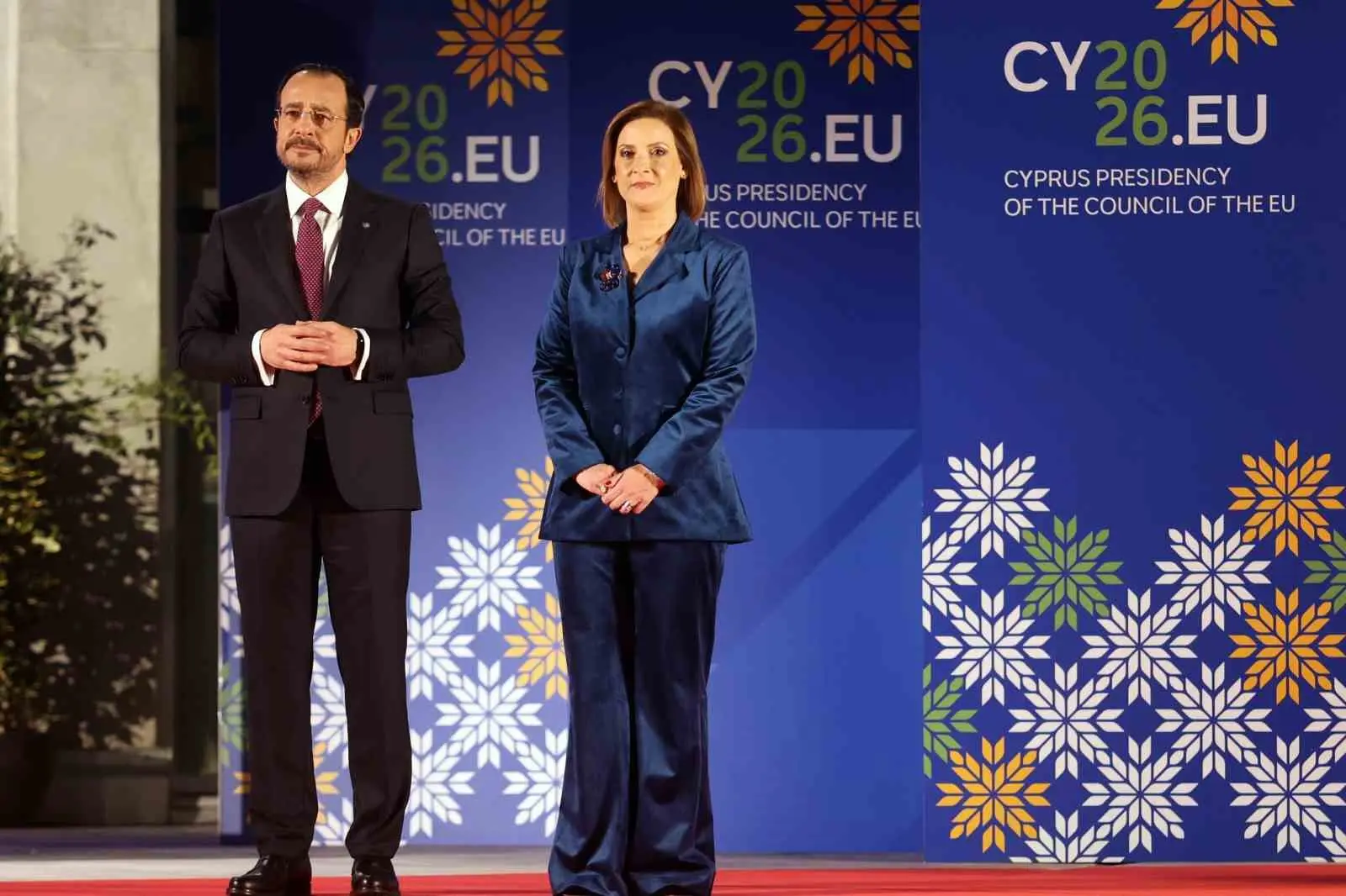 Güney Kıbrıs Rum Yönetimi (GKRY) lideri Nikos Hristodulidis’in eşi Lady