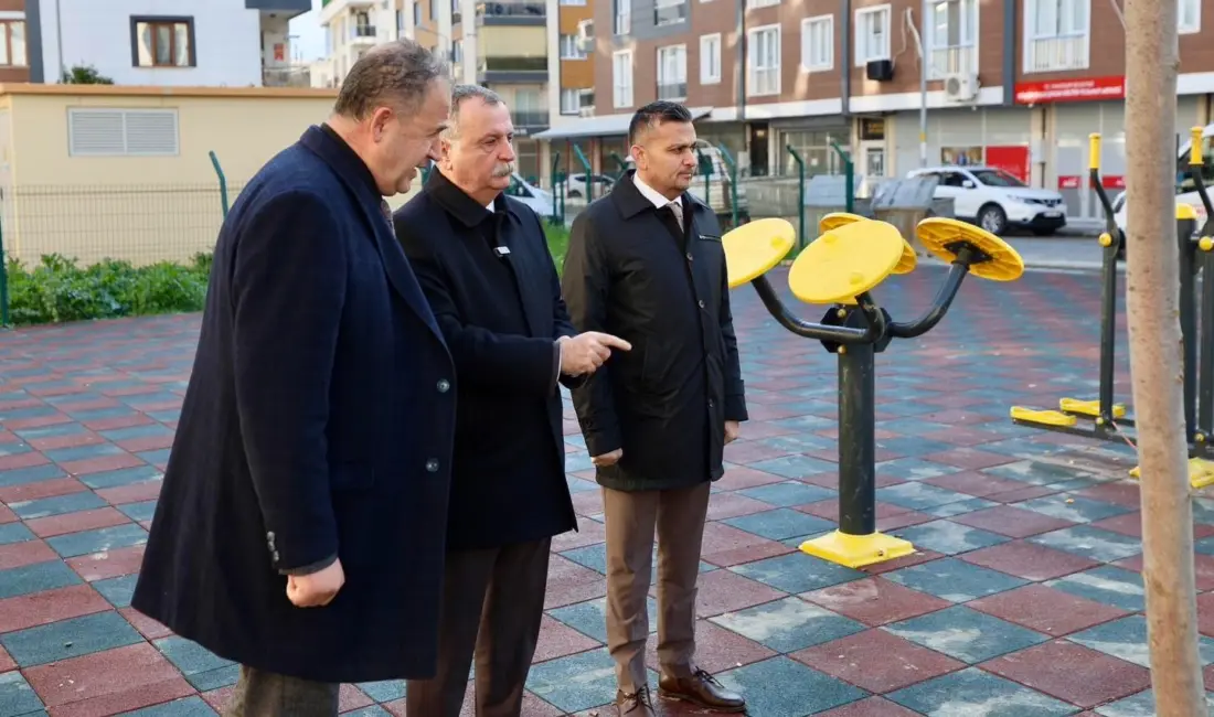 Yunusemre Belediye Başkanı Semih Balaban, Atatürk Mahallesi’nde yapımı tamamlanma aşamasına