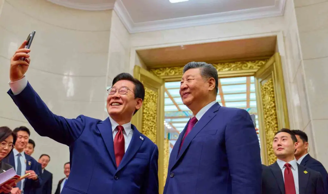 Güney Kore Devlet Başkanı Lee Jae Myung, Çin Devlet Başkanı