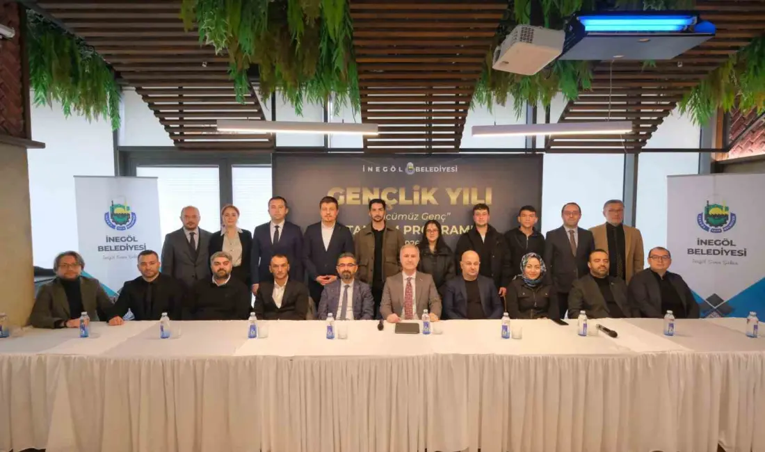 İnegöl Belediyesi, 2026 yılını ’Gücümüz Genç’ sloganıyla hayata geçirilecek ’Gençlik