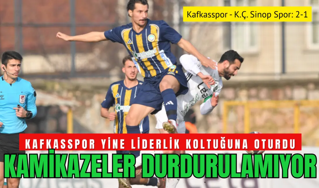 3.lig 1.Gurupta şampiyoluk mücadelesi veren İnegöl temsilcisi Kafkasspor sahasında gurubun