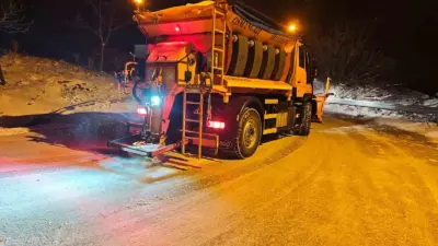 Osmangazi Belediyesi, kar yağışıyla birlikte kent genelinde ve kırsal mahallelerde