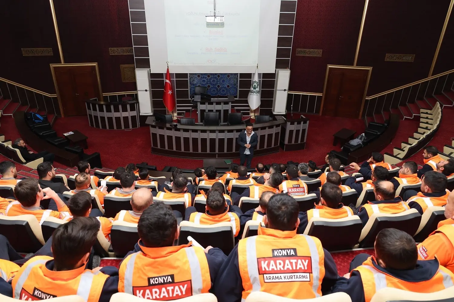 Konya’nın merkez Karatay İlçe Belediyesi, afetlere hazırlık kapsamında oluşturduğu Arama