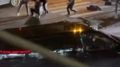 Bursa’nın Yıldırım ilçesinde trafikte yaşanan kavga sırasında bir çocuğun yola