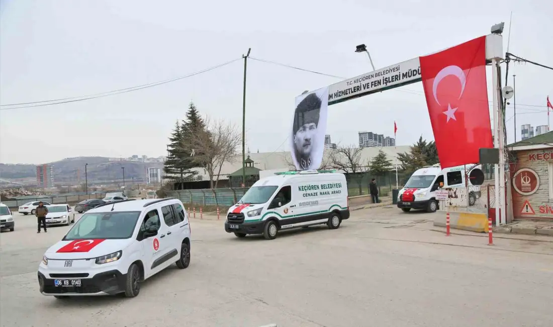 Keçiören Belediyesi, Türk bayrağına gerçekleştirilen saldırıya tepki olarak belediye hizmet