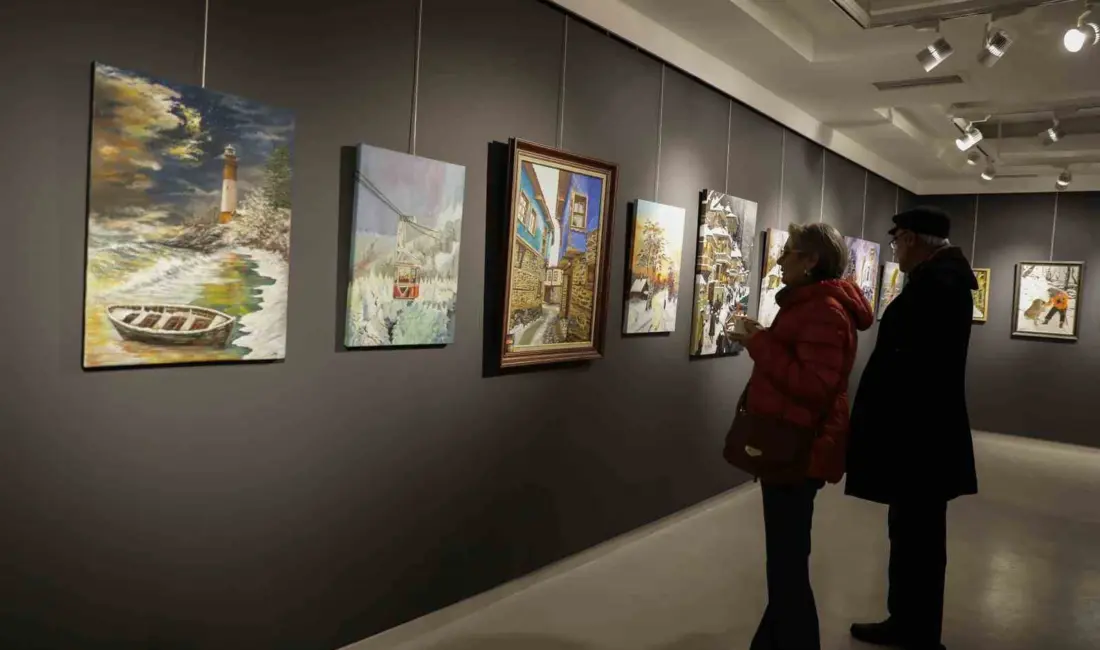 Bursa Kent Konseyi Ressamlar Çalışma Grubu’nun hazırladığı ’Yeni Yıla Merhaba’