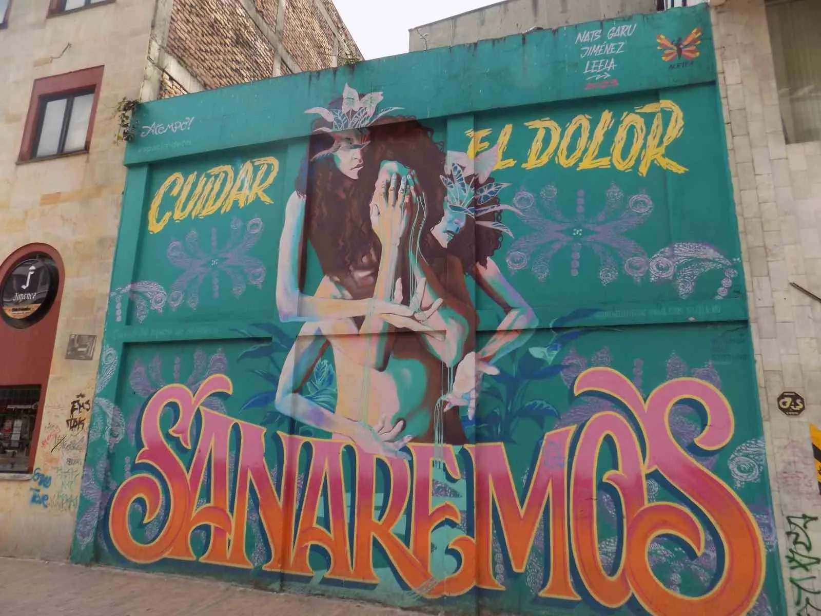 Kolombiya’nın başkenti Bogota’nın sokaklarında, siyasi mesajlardan toplumsal mücadelelere, barış sürecinden