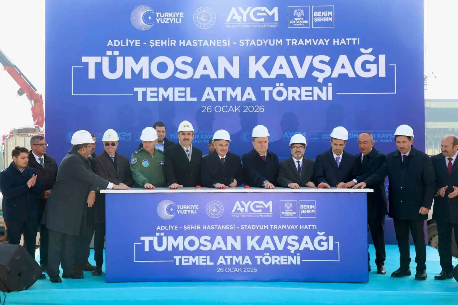 Ulaştırma ve Altyapı Bakanlığı ile Konya Büyükşehir Belediyesi tarafından yürütülen