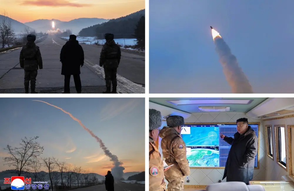 Kuzey Kore yönetimi, dün yapılan bir askeri tatbikat kapsamında hipersonik