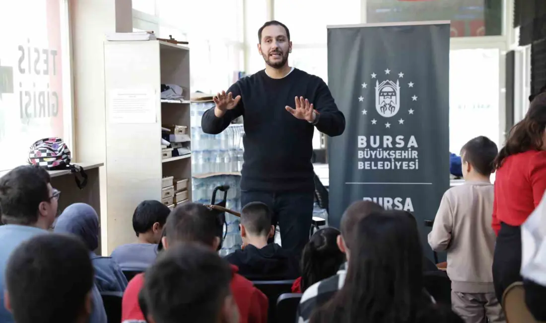 Bursa Büyükşehir Belediyesi, görme engelli bireylerin kelimelerle hayal kurduğu, seslerle