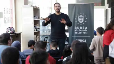 Bursa Büyükşehir Belediyesi, görme engelli bireylerin kelimelerle hayal kurduğu, seslerle