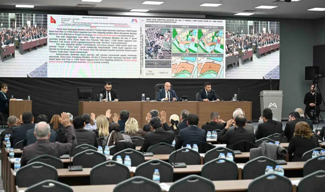 Mersin Büyükşehir Belediye Meclisinin 2026 yılı Ocak ayı 2. birleşiminde,
