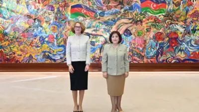 NATO Genel Sekreter Yardımcısı Radmila Shekerinska, Azerbaycan’ın başkenti Bakü’deki temasları
