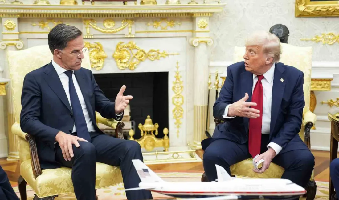 NATO Genel Sekreteri Mark Rutte, ABD Başkanı Donald Trump ile