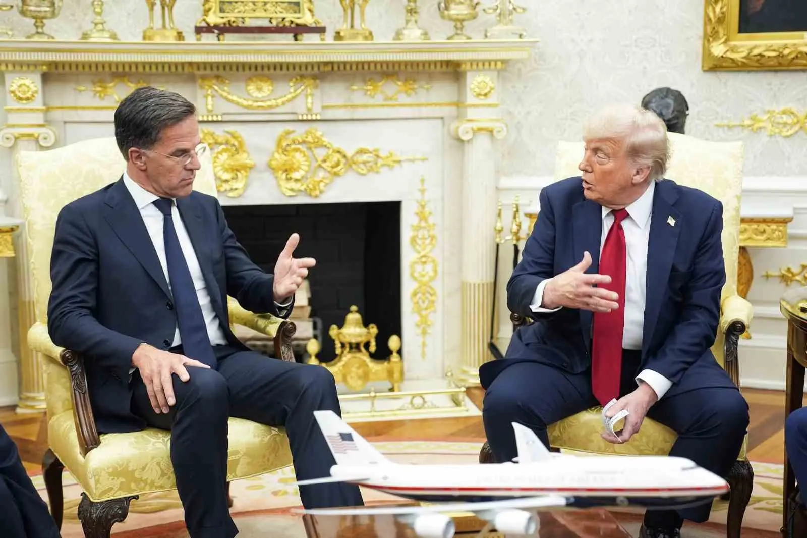 NATO Genel Sekreteri Mark Rutte, ABD Başkanı Donald Trump ile