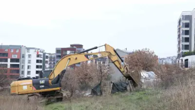 Kaçak yapılarla mücadele eden Nilüfer Belediyesi, Balkan Mahallesi’nde tespit edilen