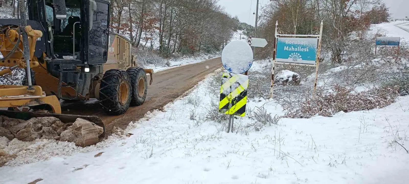 Bursa’yı etkisi altına alan yoğun kar yağışına karşı Nilüfer Belediyesi