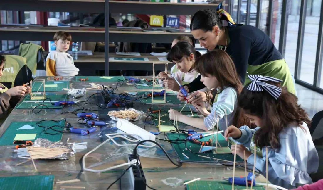 Nilüfer Belediyesi’nin yarıyıl tatilinde çocuklar için hazırladığı etkinlikler başladı. Çocukların