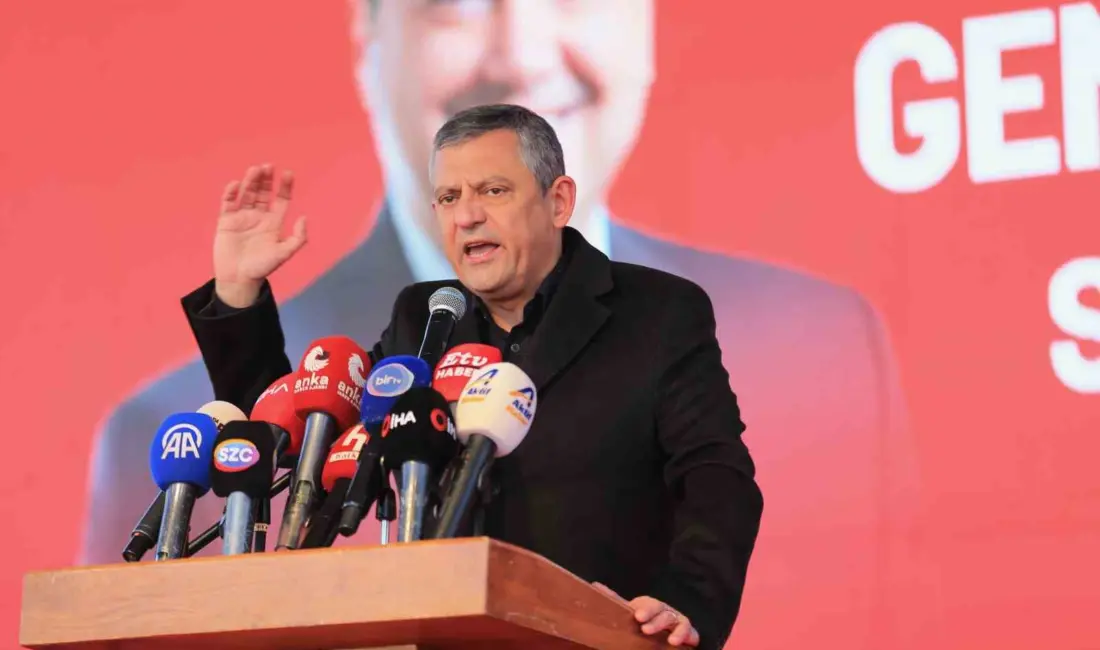 Cumhuriyet Halk Partisi (CHP) Genel Başkanı Özgür Özel Manisa Büyükşehir