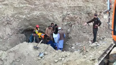 Pakistan’da yasa dışı işletilen altın madeninde meydana gelen çökme sonucu