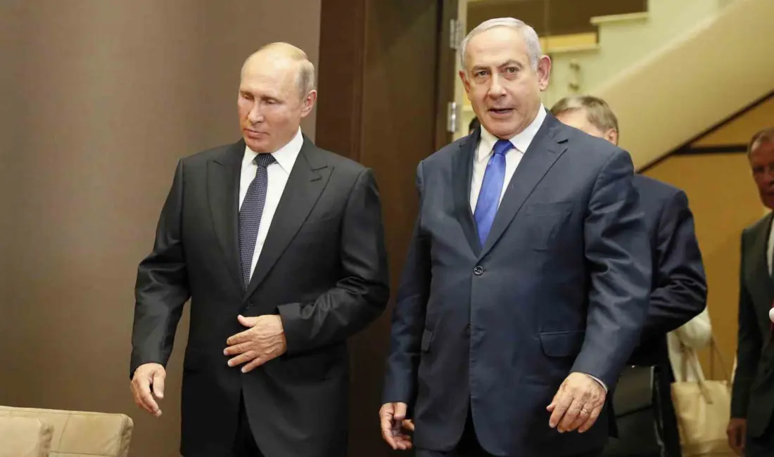 Rusya Devlet Başkanı Vladimir Putin, İsrail Başbakanı Binyamin Netanyahu ile