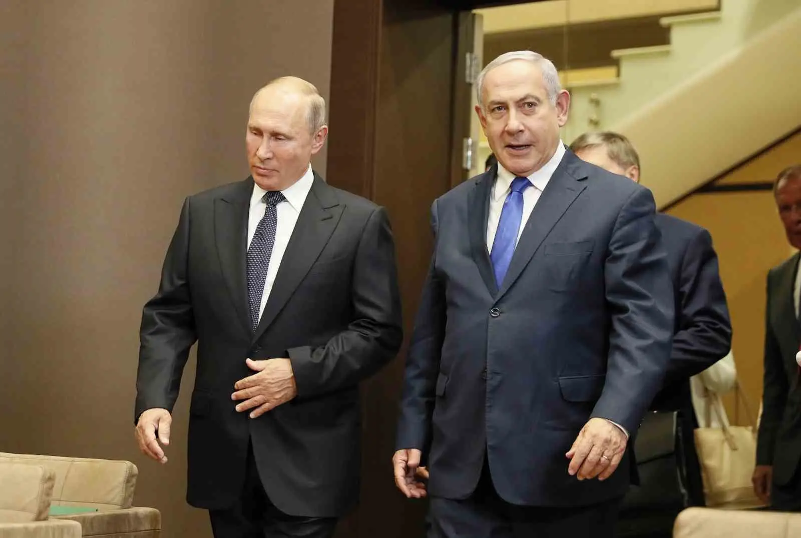 Rusya Devlet Başkanı Vladimir Putin, İsrail Başbakanı Binyamin Netanyahu ile