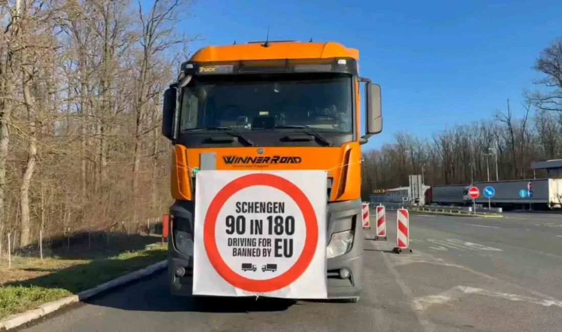 Batı Balkan ülkelerinden Avrupa’ya yük taşıyan tır şoförlerinin Schengen vize