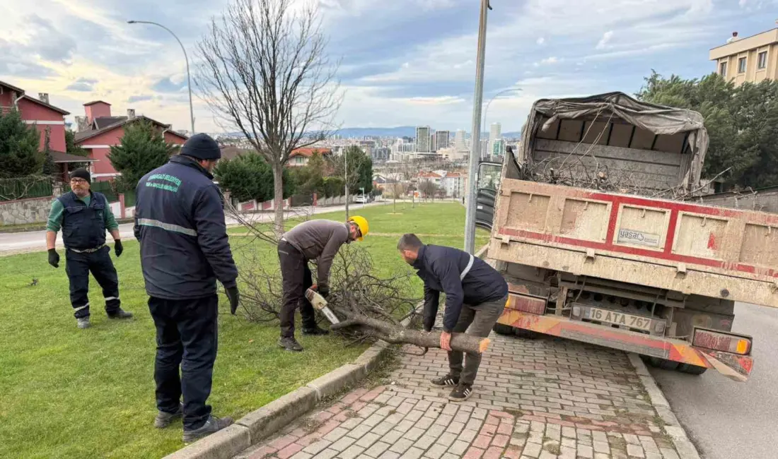 Bursa genelinde dün sabah saatleri itibariyle etkisini gösteren şiddetli lodos