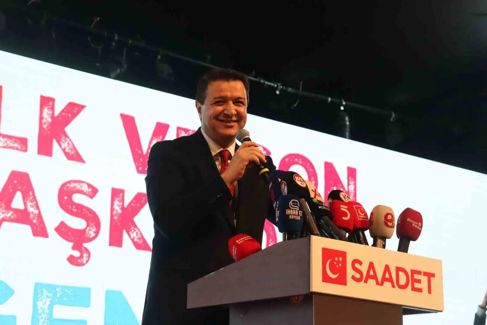 Saadet Partisi (SP) Genel Başkanı Mahmut Arıkan, Saadet Partisi Kocasinan